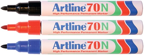 Viltstift Artline 70 rond 1.5mm blauw-2