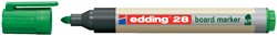 Viltstift edding 28 whiteboard Ecoline rond groen 1.5-3mm