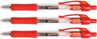 Gelschrijver Quantore grip drukknop 0.7mm rood-2