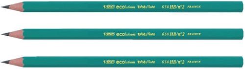 Potlood Bic Evolution ecolutions 650 zeshoekig HB-2