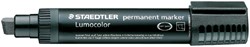 Viltstift Staedtler Lumocolor 388 blokpunt zwart 2-12mm
