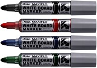 Viltstift Pentel MWL5M Maxiflo whiteboard rond 3mm groen-1