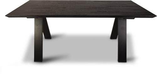 DG A-line vergadertafel met eiken blad - 180x100cm - Eiken blank