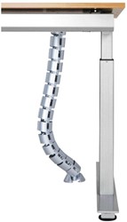 Otto's SB flexibele kabelslurf 130cm in aluminium kabelslang