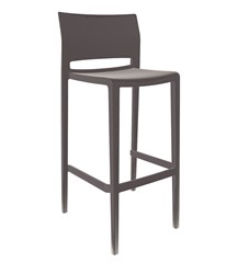 Active/Bakhita kunststof barkruk. Zithoogt 76 cm.