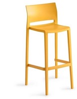 Active/Bakhita kunststof barkruk. Zithoogt 76 cm.-2