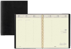 Agenda's weekoverzicht met spiraal