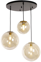 Hanglamp Calvin 3-lichts, zonder lichtbron.