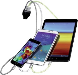 Smartphone- en tablet auto laders