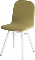 Carvi bezoekersstoel met 4-poots metalen frame en kuip gestoffeerd