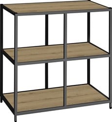 Flexwall frame 85hg x 80br x 43cm dp, indeling 4-vaks inclusief 3 legborden 