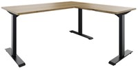 Huislijn Flexframe hoekbureau zit/sta elektrisch verstelbaar met 3 motoren incl. memorydisplay met 4 standen zit/sta