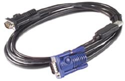 APC AP5257 toetsenbord-video-muis (kvm) kabel Zwart 3,66 m