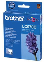 Brother LC-970CBP inktcartridge 1 stuk(s) Origineel Cyaan