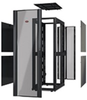 APC NetShelter SX 42U 750mm(b) x 1070mm(d) 19" IT rack, behuizing zonder deuren, zwart