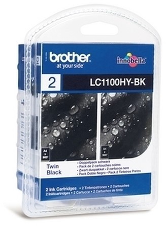 Brother LC-1100HYBKBP2 inktcartridge 2 stuk(s) Origineel Zwart-2