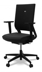 Viasit Impulse NPR1813 bureaustoel, bekleding 10/1020 zwart, 4D armleggers en lumbaalsteun