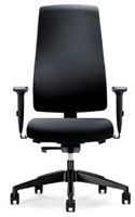 Goal Smart bureaustoel incl. 4D armleggers en zitdiepte verstelling. Zitting en rug in zwart-2