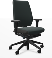 Interstuhl JOYCEis3 bureaustoel voorzien van 4D-NPR amleggers, zitting en rug gestoffeerd in kunstleer Amalfi AM01-2