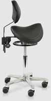 Score Jumper Balance zadelkruk met verstelbare lendesteun -2