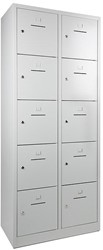 Lockerkast SHC 10 deurs lockers afm: 190 cm hoog x 80 cm breed x 45 cm diep