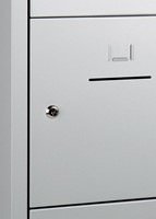 Lockerkast SHC 15 deurs lockers afm: 190 cm hoog x 120 cm breed x 45 cm diep - aluminium