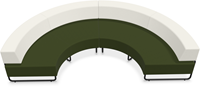 Deberenn Loca bank, 1/4 curve, concave.-2