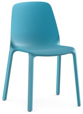 Interstuhl Mono stoel, kunststof petrol
