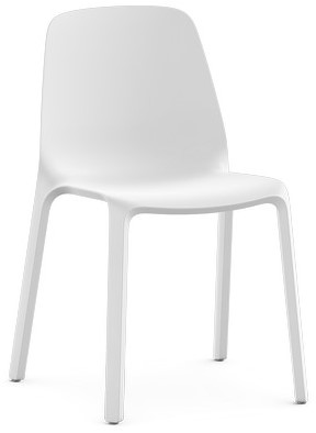 Interstuhl Mono stoel, kunststof wit