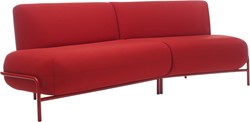 Deberenn MS bank, modulair element eindkoppeling. Afmeting 120x80x75cm (bxdxh).