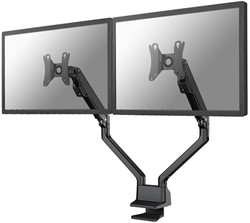 Flatscreenarm Newstar FPMA-D750D voor 2 schermen met bureauklem Zwart