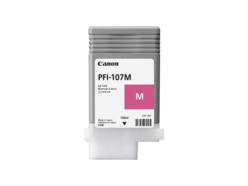 Canon Ink Tank 130 ml PFI-107 Magenta Geschikt voor:  Canon imagePROGRAF iPF670/iPF680/iPF685/iPF770/iPF780/iPF785