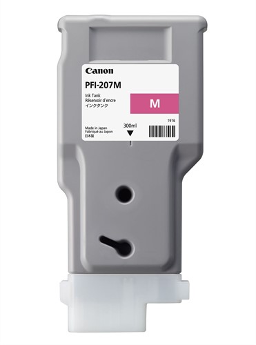 Canon Ink Tank 300 ml PFI-207 Magenta Geschikt voor:  Canon imagePROGRAF iPF680/iPF685/iPF780/iPF785