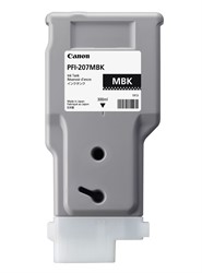 Canon Ink Tank 300 ml PFI-207 Matte Black Geschikt voor:  Canon imagePROGRAF iPF680/iPF685/iPF780/iPF785