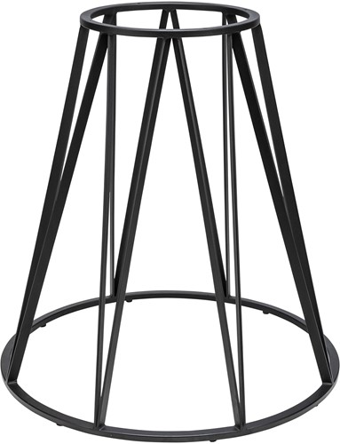 Pilon tafelonderstel Large, basis Ø 70 cm, hoogte 73cm, kleur zwart