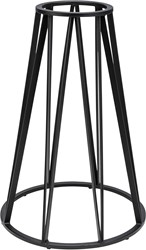 Pilon tafelonderstel, basis Ø 45 cm, hoogte 73cm, kleur zwart