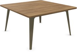 Tabs salontafel hoogte 43cm, 18mm radius hoek.