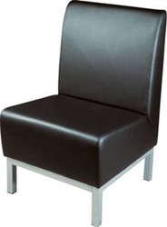 Soho Diner 60B, onderstel staal 4-poots zwart, volledig gestoffeerd, zithoogte 49cm