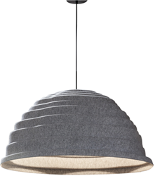 Feltouch Topolight hanglamp, doorsnede 85 cm, hoogte 42,5 cm. Inclusief LED lichtbron IP20 26 W en 2 mtr verstelbare kabel.
