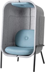 Felt Tub stoel met staal frame