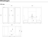 VOX Large 4 personen Stiltecabine-3